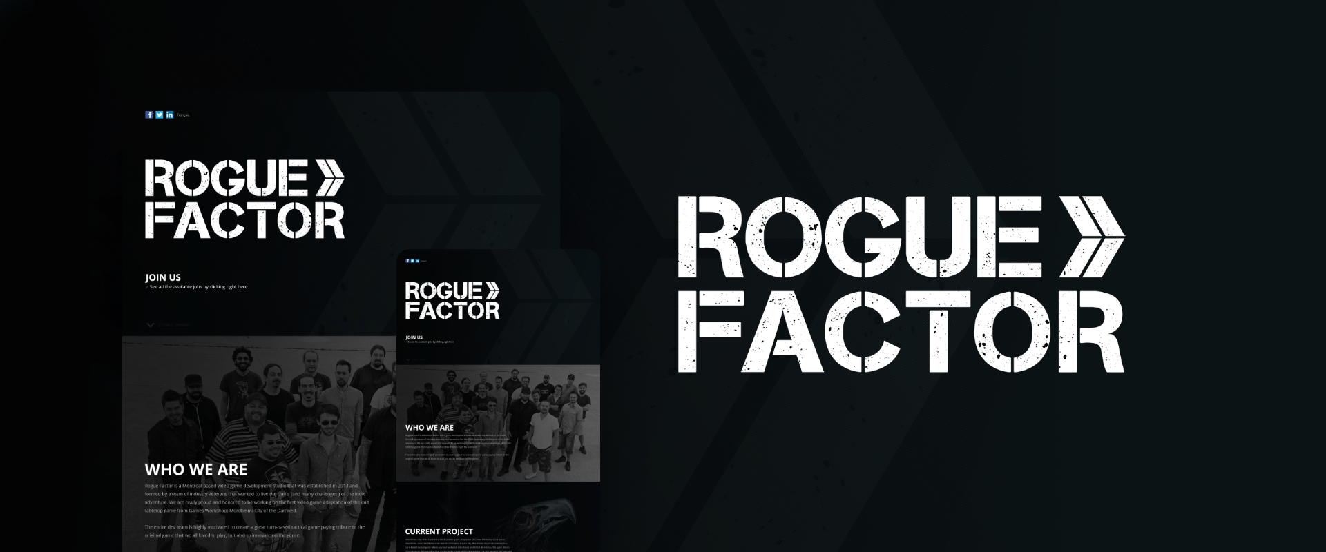 Site Web Rogue-Factor Website